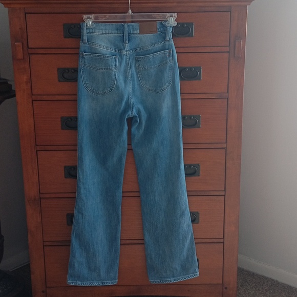 Madewell Blue Straight Leg Jeans - Picture 5 of 11